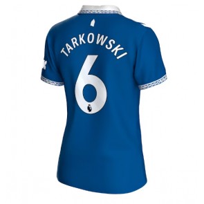 Everton James Tarkowski #6 Hjemmebanetrøje Dame 2023-24 Kort ærmer